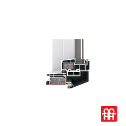 Trappe de toit en plastique | 55x78 cm (550x780 mm) | blanc avec revêtement brun | SKYLIGHT