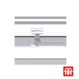 Wyłaz dachowy z tworzywa sztucznego | 55x78 cm (550x780 mm) | biały z brązową okładziną | SKYLIGHT