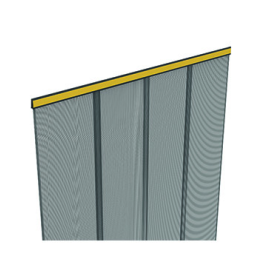 Mosquitera para puertas, 100x220 cm, negra