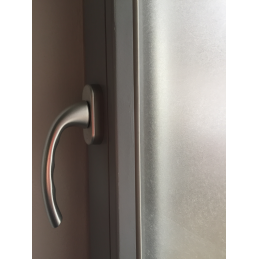 Raamfolie, kleurloos, mat voor privacy 90 x 50cm