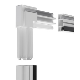 Rete per insetti da porta con telaio in alluminio | 100x210 cm