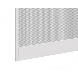Hliníková dveřní síť proti hmyzu, 100x215 cm, bílá