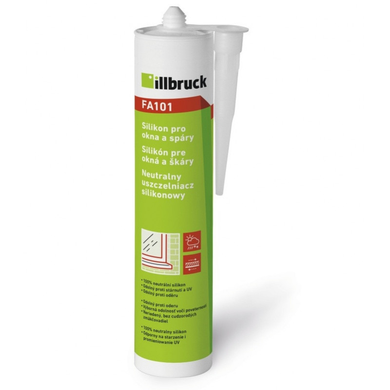 Silicone for windows and joints | FA101 | illbruck | white