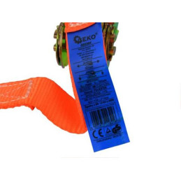 Clamping strap with ratchet and hook|clamp|4m| 1T|25mm