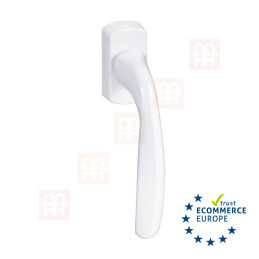 Raamgreep | aluminium | HOPPE Secustik | wit