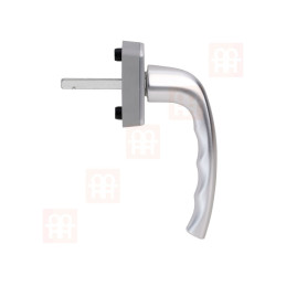 Maniglia per finestra | alluminio | HOPPE Secustik | argento