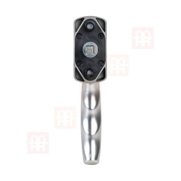 Raamgreep | aluminium | HOPPE Secustik | zilver