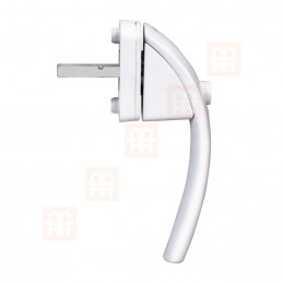 Roto Swing handle | with button | white