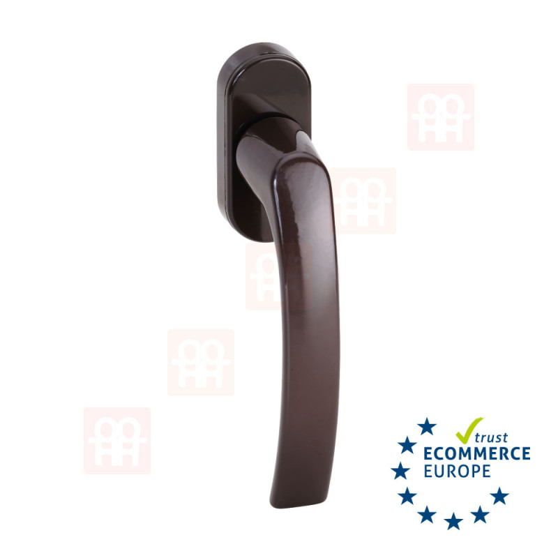 Aluminium window handle | brown