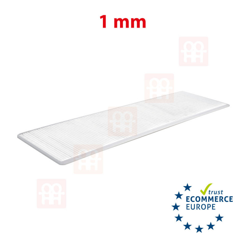 Almohadilla de plástico para marcar 28 x 100 x 1 mm