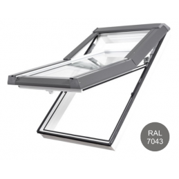 Plástico para janela de telhado | 55x78 cm (550x780 mm) | branco com revestimento cinzento | SKYLIGHT