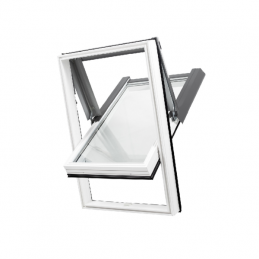 Plástico para janela de telhado | 55x78 cm (550x780 mm) | branco com revestimento cinzento | SKYLIGHT