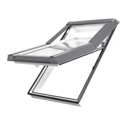 Plástico de janela de telhado | 66x118 cm (660x1180 mm) | branco com revestimento cinzento | SKYLIGHT