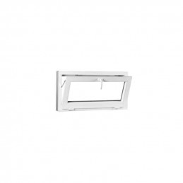 Plastic window | 120x60 cm (1200x600 mm) | white | tiltable