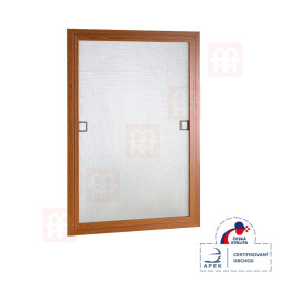 Window insect screen aluminium | Golden Oak | tailor-made
