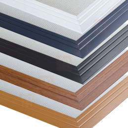 Raamhor aluminium | wit | op maat gemaakt