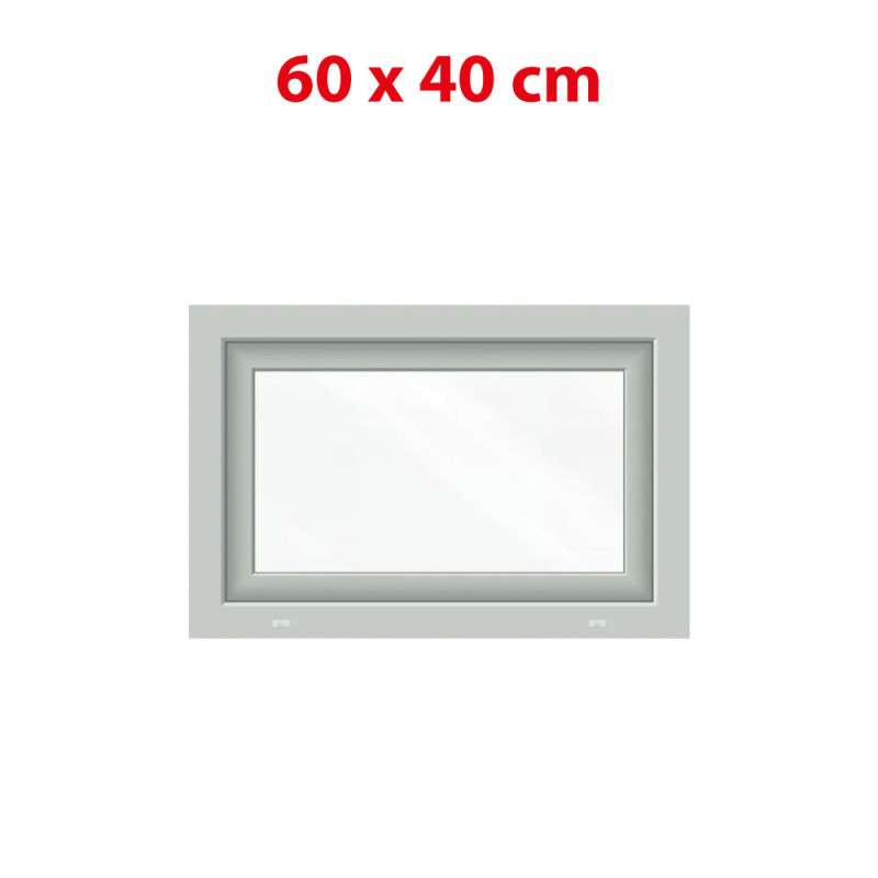 Wit kunststof kiepraam 600 × 400 mm (60 × 40 cm) voor bijruimtes Aplast 60
