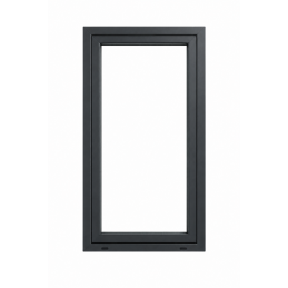 Anthracite/white tilt PVC window 600 × 900 mm (60 × 90 cm) for utility rooms Aplast 60