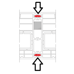 Profilé de raccordement à ressort pour fenêtres et portes